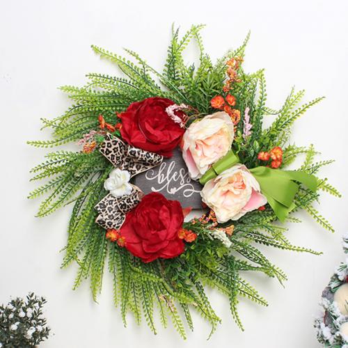 Plastic Christmas Wreath PC