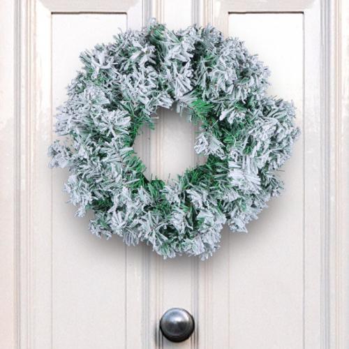 Iron & PVC Christmas Wreath PC