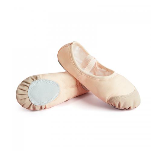 Cowhide & Canvas Dance Shoes hardwearing & breathable Solid PC