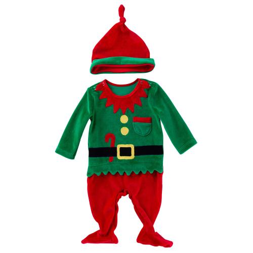 Polyester Children Christmas Costume Cute & christmas design PC