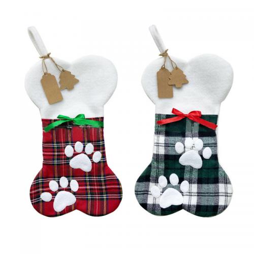 Middelen & Flannelette (Flannelette) & Niet-geweven stoffen Kerstdecoratie sokken Handgemaakte meer kleuren naar keuze stuk