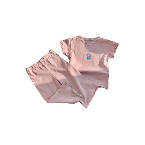 Cotone Dívka Pyžama Set Kalhoty & Top più colori per la scelta kus