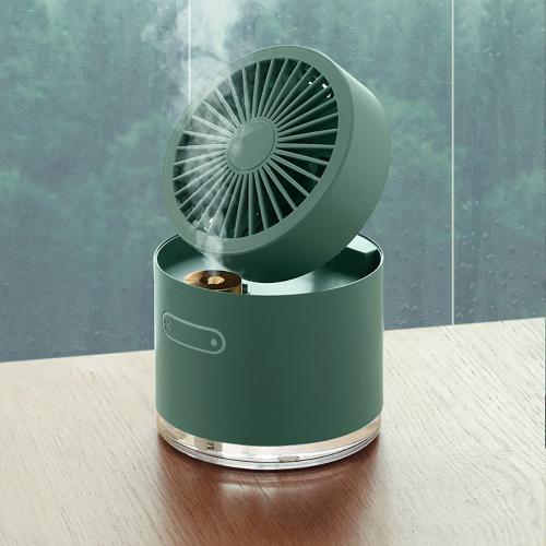 Engineering Plastics humidification Mini Fan portable & Rechargeable PC
