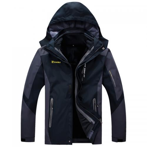 Polyester windproof Men Outdoor Jacket & waterproof & thermal PC