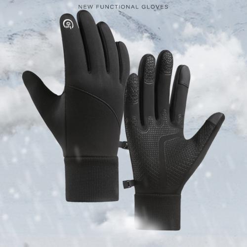 Polyester Waterproof Riding Glove can touch screen & fleece & thermal Pair