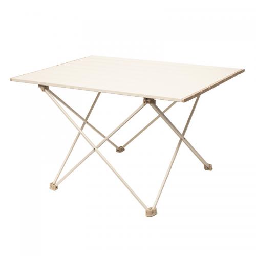 Alliage d’aluminium Table pliable extérieure Beige pièce