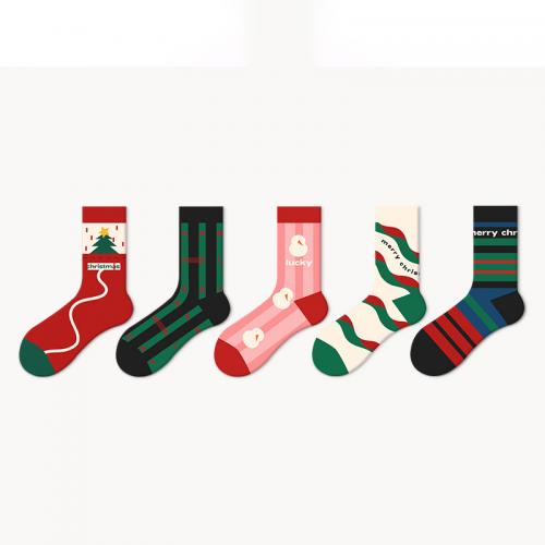 Baumwolle Damen Sport Socken, unterschiedliche Farbe und Muster für die Wahl, mehr Farben zur Auswahl, :, 5Paare/Festgelegt,  Festgelegt