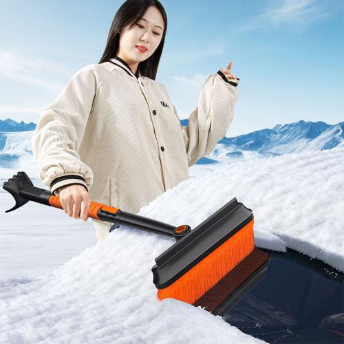 Aluminium Alloy & Engineering Plastics Snow Shovel portable & adjustable Sponge black PC