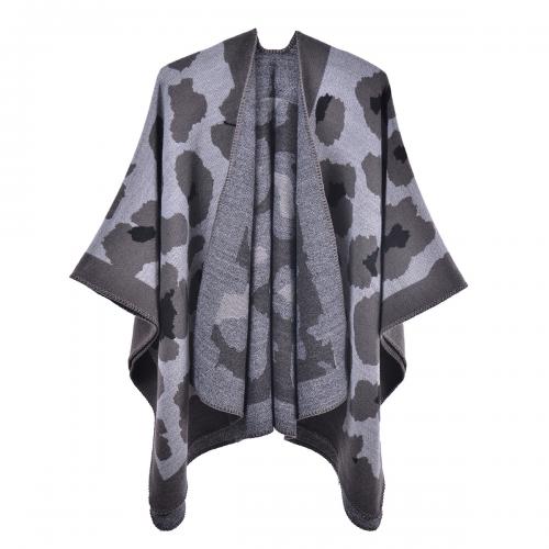 Acrylic & Polyester Shawl thermal leopard PC