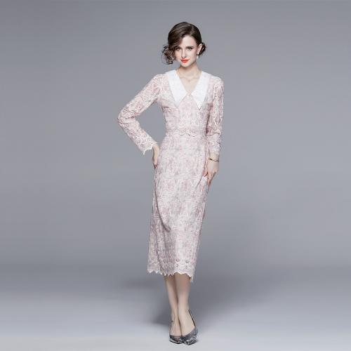 Polyester Soft Two-Piece Dress Set slimming & two piece shivering pink Set
