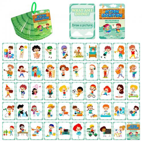 Papier Kinder Früherziehungsspielzeug, 50Pcs/Tasche,  Tasche