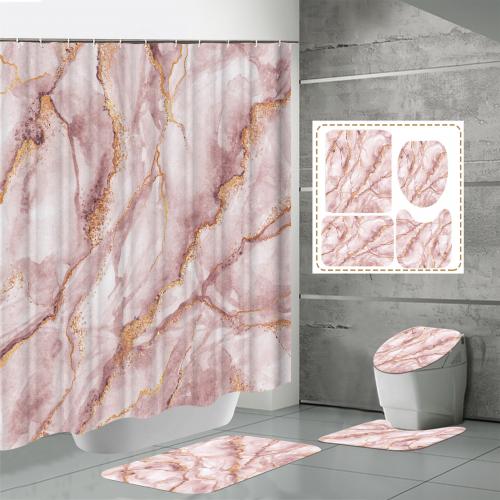 Polyester Shower Curtain & waterproof printed PC
