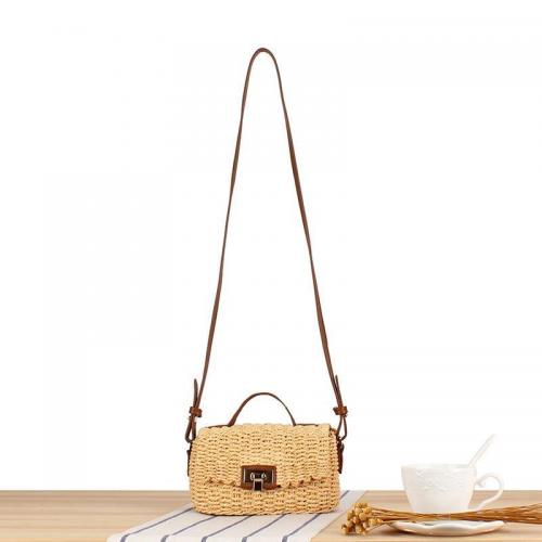 Paper Rope Easy Matching Woven Tote khaki PC