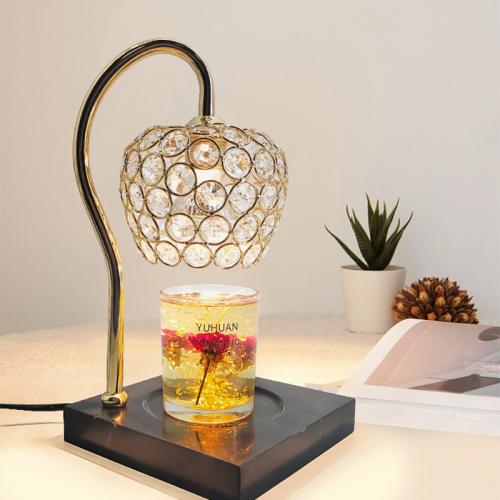 Marble & Crystal Glass & Iron adjustable light intensity Fragrance Lamps different power plug style for choose PC