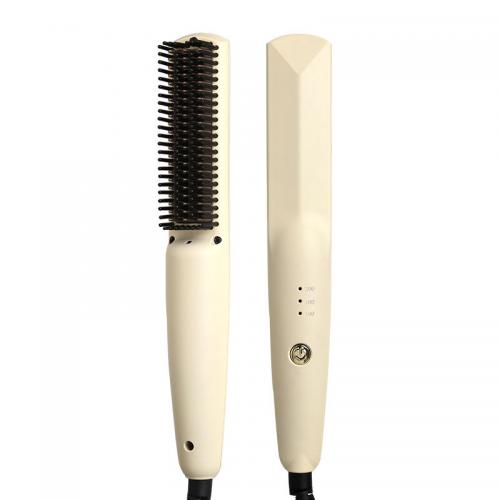 Plastic & Zinc Alloy Multifunction Hair Straight Comb Mini Solid PC
