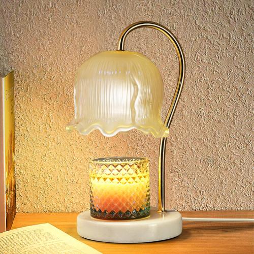 Marble & Metal adjustable light intensity Fragrance Lamps different power plug style for choose PC