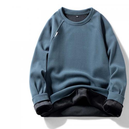 Polyester Sweatshirts hommes Solide plus de couleurs pour le choix pièce