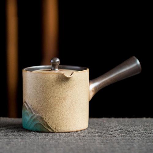 Keramik Teekanne, Handgefertigt,  Stück