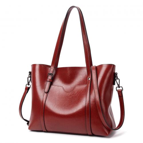PU Leather Tote Bag & Easy Matching Shoulder Bag large capacity & attached with hanging strap PC