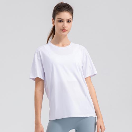 Polyester Quick Dry Women Yoga Tops & sweat absorption Solid PC