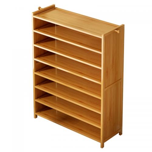 MDF Board & Moso Bamboo Multilayer Shoes Rack Organizer PC