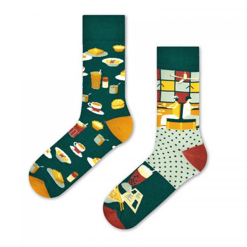 Cotone Dámské sportovní ponožky Stampato různé barvy a vzor pro výběr più colori per la scelta : Dvojice