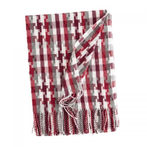 Polyester lengthening Women Scarf dustproof & thermal plaid PC