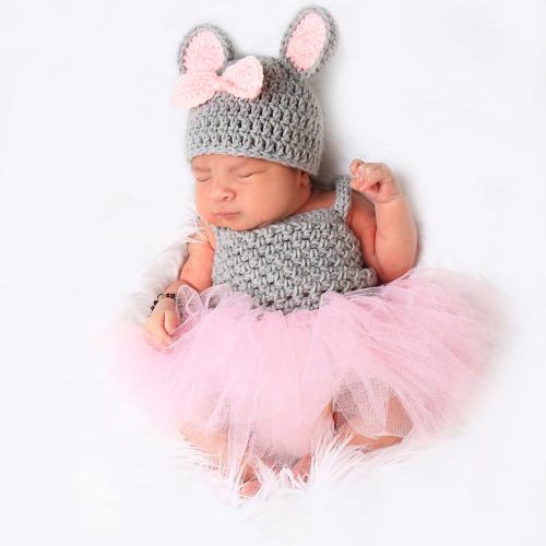 Knitted Baby Costume Photo Props Cute Hat PC