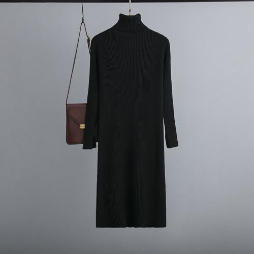 Polyamid Pullover Kleid, Gestrickte, Solide, mehr Farben zur Auswahl, :,  Stück