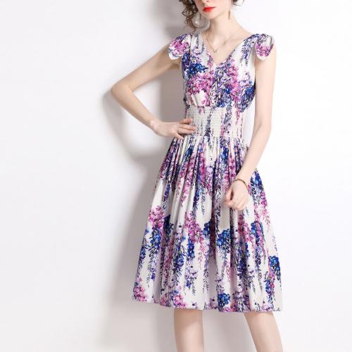 Polyester Waist-controlled One-piece Dress backless & breathable shivering PC