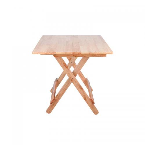 松 折り畳み式テーブル 木のパターン 黄色 一つ