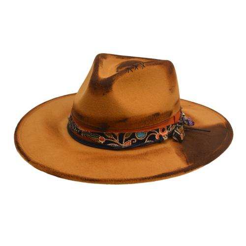 Polyester Fedora Hat & breathable Solid PC
