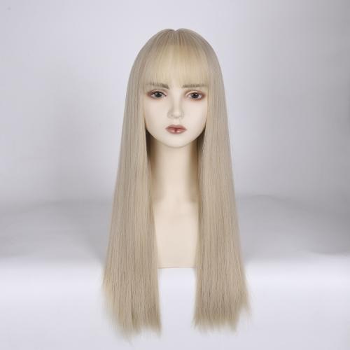 High Temperature Fiber can be permed and dyed Wig for women PC