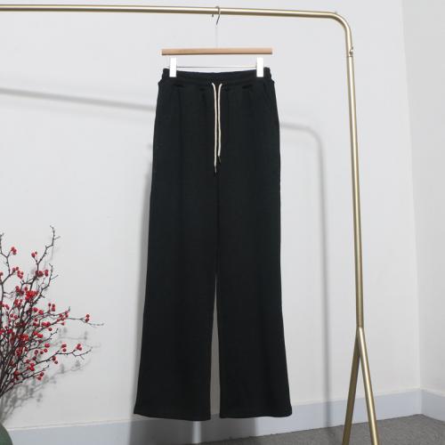 Polyester & Cotton High Waist Wide Leg Trousers & loose PC