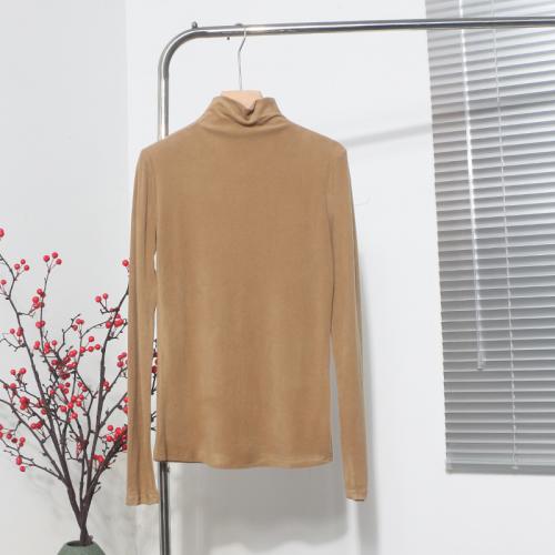 Polyester & Cotton Slim Women Long Sleeve T-shirt : PC