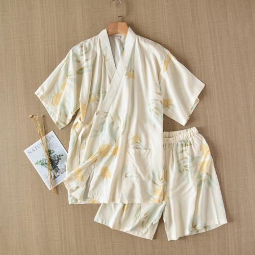 Rayon Women Pajama Set & two piece Pants & top floral Set
