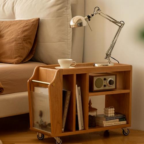 Solid Wood Bedside Cabinet durable Solid PC