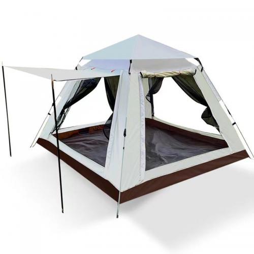Polyester windproof & foldable & Waterproof Tent sun protection beige PC
