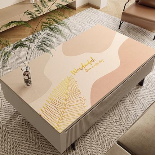 PU Leather Table Mat & waterproof printed PC