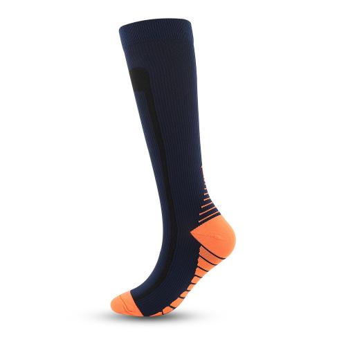 Polyamide & Spandex Men Sport Socks flexible & sweat absorption & unisex printed striped Pair