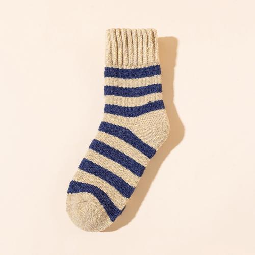 Wool Men Knee Socks thicken & deodorant jacquard striped : Lot