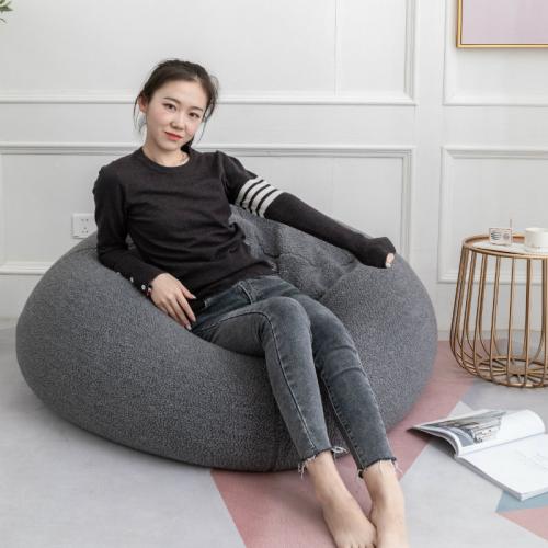 Cashmere Soft Beanbag Sofa Expanded Polystyrene Solid PC