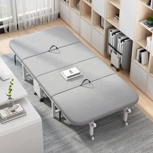 Carbon Steel & Cotton Linen Foldable Bed durable & portable  PC