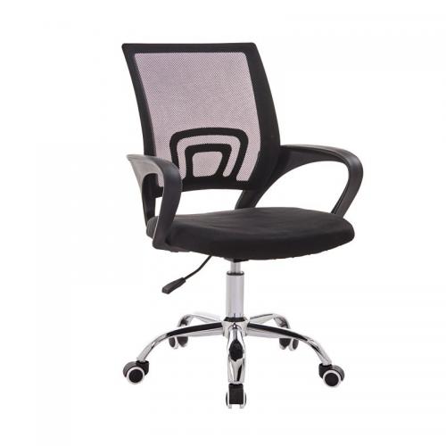 Mesh Fabric & Plastic adjustable Office Chair durable & breathable Emulsion PC