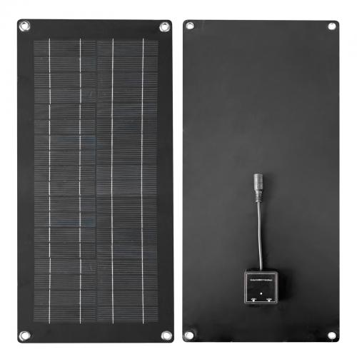 18V 10.5W used as power bank Polycrystalline Solar Panel, rectangle, black,  PC