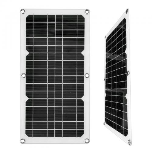 16V 10W used as power bank Monocrystalline Solar Panel rectangle black PC