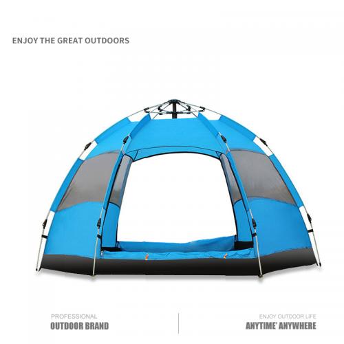 Silver Plasters Fabric automatic & Waterproof Tent portable & breathable Fiberglass PC