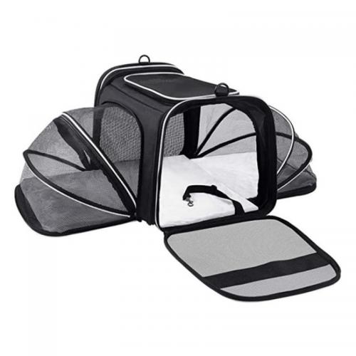 Oxford foldable Pet Carry Handbag breathable patchwork PC