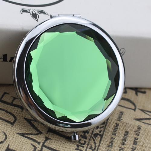 Metal & Glass foldable Cosmetic Mirror portable PC