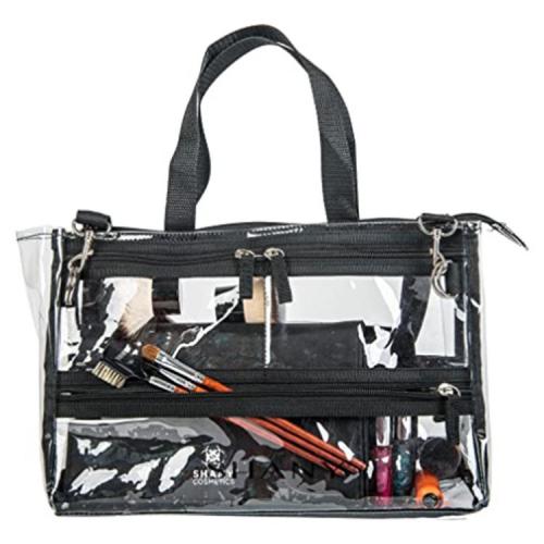 PVC Multifunction Cosmetic Bag attached with hanging strap Solid PC